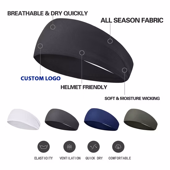 Nuovo design Fasce per fitness Fascia per capelli da corsa Copricapo da uomo